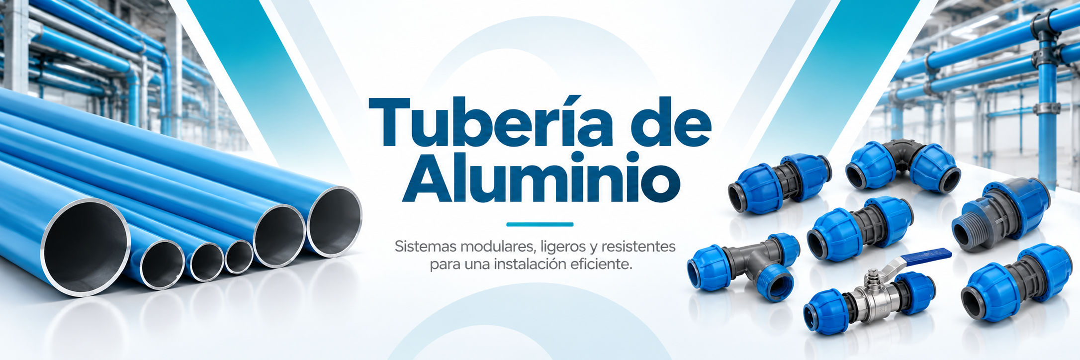 Abrazadera de Riel para Tubo de Aluminio