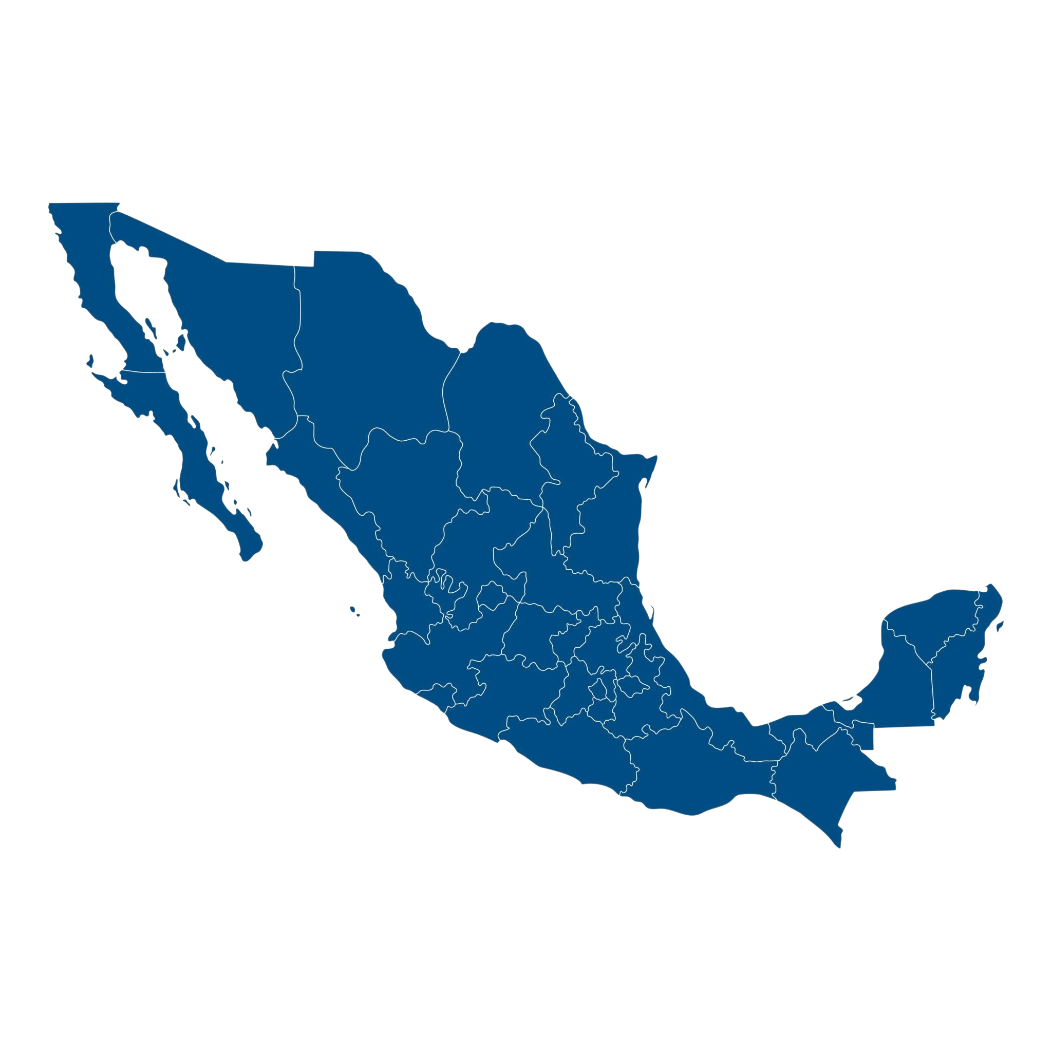 Mapa de México - presencia Neumak