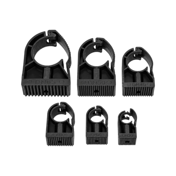original 4 (3) Abrazadera Plástica para Tubo de Aluminio