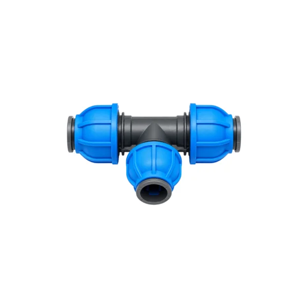 Conector Tee para Tubo de Aluminio