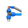 Conector Tee para Tubo de Aluminio