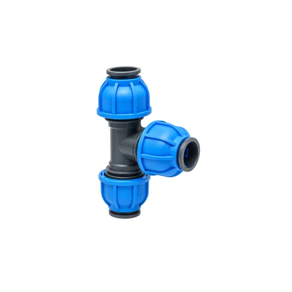 Conector Tee para Tubo de Aluminio